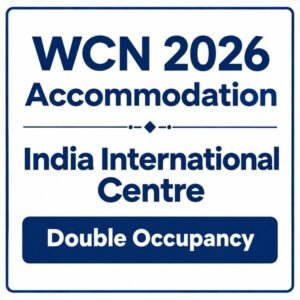 WCN 2026 Accommodation - India International Centre (Double Occupancy)