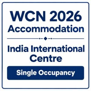 WCN 2026 Accommodation - India International Centre (Single Occupancy)